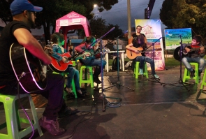 Muestra del grupo de guitarras del Teatro Casa de Artistas