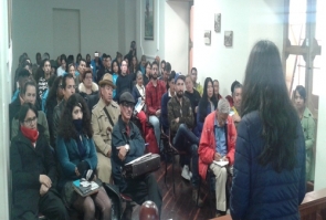 Artistas Candelarios en la jornada