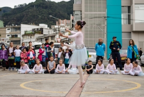 Parque, espacio público, Chapinero, Ballet de las Flores 