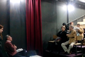 Consejeros y consejeras atentos a la presentación del proyecto local cultural.