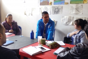 Y para continuar el recorrido y el reconocimiento de los espacios, el CREA Las Flores, recibió a la mesa en octubre.