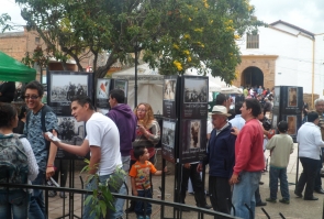 Muestra fotográfica en la localidad de Usme pueblo