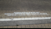 Calles de Bgootá con poesía