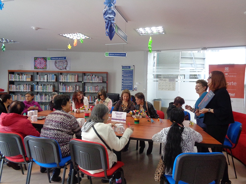 Taller con adultos mayores de la localidad