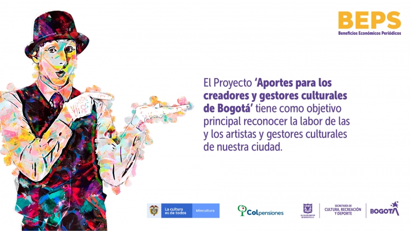 El proyecto aportes para los creadores y gestores culturales tiene como objetivo reconocer la labor de las y los artistas y gestores culturales de nuestra ciudad