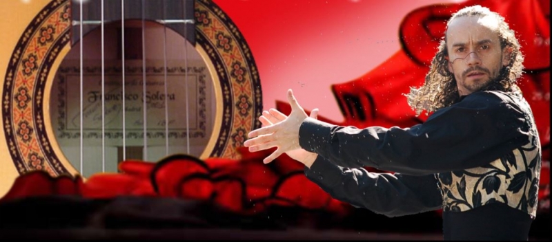 artista bailando flamenco