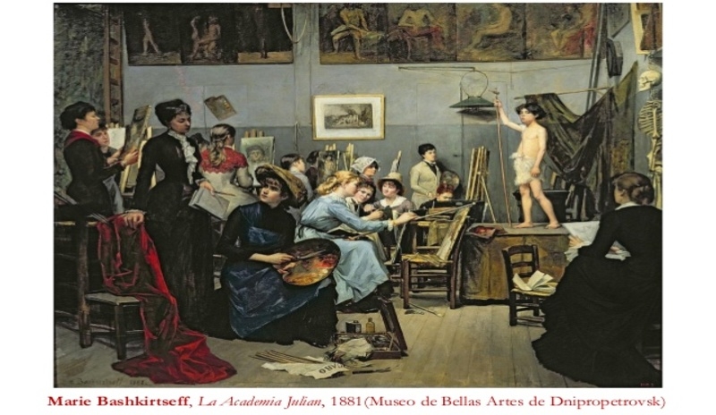 mujeres pintando el arte y las mujeres